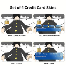 Load image into Gallery viewer, Anime Mob Psycho 100 Credit Card Skins (4-in-1 Pack)