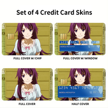 Load image into Gallery viewer, Anime Monogatari (Series) Credit Card Skins (4-in-1 Pack)