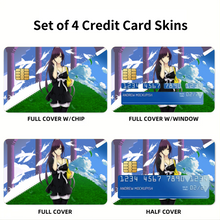 Load image into Gallery viewer, Anime Monogatari (Series)r Credit Card Skins (4-in-1 Pack)