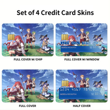 Load image into Gallery viewer, Anime Mushoku Tensei: Jobless Reincarnation Credit Card Skins (4-in-1 Pack)