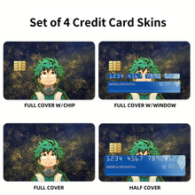 Load image into Gallery viewer, Anime My Hero Academia Credit Card Skins (4-in-1 Pack)
