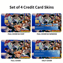 Load image into Gallery viewer, Anime My Hero Academia Credit Card Skins (4-in-1 Pack)