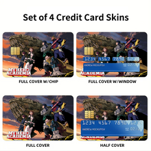 Load image into Gallery viewer, Anime My Hero Academia Credit Card Skins (4-in-1 Pack)
