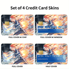 Load image into Gallery viewer, Anime My Hero Academia Credit Card Skins (4-in-1 Pack)
