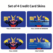Load image into Gallery viewer, Anime My Hero Academia Credit Card Skins (4-in-1 Pack)