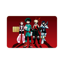 Load image into Gallery viewer, Anime My Hero Academia Credit Card Skins (4-in-1 Pack)