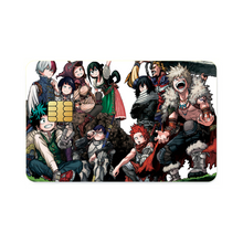 Load image into Gallery viewer, Anime My Hero Academia Credit Card Skins (4-in-1 Pack)