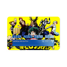 Load image into Gallery viewer, Anime My Hero Academia Credit Card Skins (4-in-1 Pack)