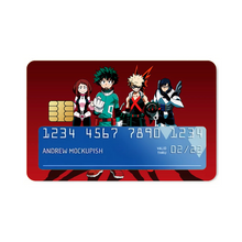 Load image into Gallery viewer, Anime My Hero Academia Credit Card Skins (4-in-1 Pack)