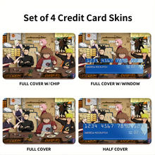 Load image into Gallery viewer, Anime Naruto  Credit Card Skins (4-in-1 Pack)