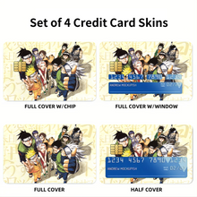 Load image into Gallery viewer, Anime Naruto  Credit Card Skins (4-in-1 Pack)