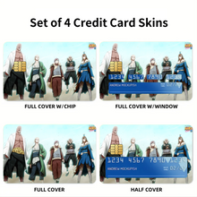 Load image into Gallery viewer, Anime Naruto  Credit Card Skins (4-in-1 Pack)