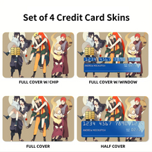 Load image into Gallery viewer, Anime Naruto  Credit Card Skins (4-in-1 Pack)