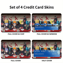 Load image into Gallery viewer, Anime Naruto  Credit Card Skins (4-in-1 Pack)