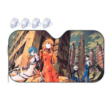 Load image into Gallery viewer, Anime Neon Genesis Evangelion  Car Sunshade