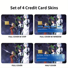 Load image into Gallery viewer, Anime Neon Genesis Evangelion Credit Card Skins (4-in-1 Pack)