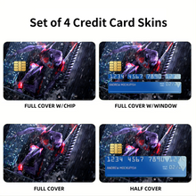 Load image into Gallery viewer, Anime Neon Genesis Evangelion Credit Card Skins (4-in-1 Pack)