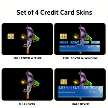 Load image into Gallery viewer, Anime Neon Genesis Evangelion Credit Card Skins (4-in-1 Pack)