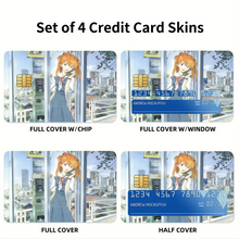 Load image into Gallery viewer, Anime Neon Genesis Evangelion Credit Card Skins (4-in-1 Pack)