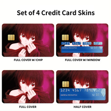 Load image into Gallery viewer, Anime Neon Genesis Evangelion Credit Card Skins (4-in-1 Pack)