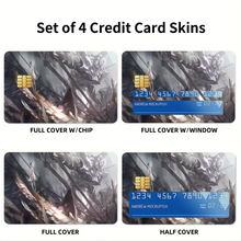 Load image into Gallery viewer, Anime Neon Genesis Evangelion Credit Card Skins (4-in-1 Pack)