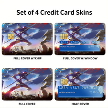 Load image into Gallery viewer, Anime Neon Genesis Evangelion Credit Card Skins (4-in-1 Pack)