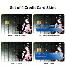 Load image into Gallery viewer, Anime Neon Genesis Evangelion Credit Card Skins (4-in-1 Pack)