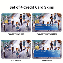 Load image into Gallery viewer, Anime Neon Genesis Evangelion Credit Card Skins (4-in-1 Pack)
