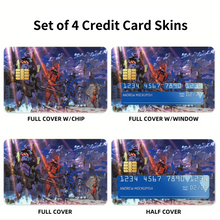 Load image into Gallery viewer, Anime Neon Genesis Evangelion Credit Card Skins (4-in-1 Pack)