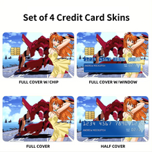 Load image into Gallery viewer, Anime Neon Genesis Evangelion Credit Card Skins (4-in-1 Pack)