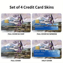 Load image into Gallery viewer, Anime Neon Genesis Evangelion Credit Card Skins (4-in-1 Pack)