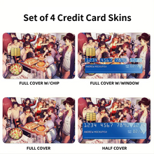 Load image into Gallery viewer, Anime Neon Genesis Evangelion Credit Card Skins (4-in-1 Pack)