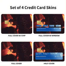 Load image into Gallery viewer, Anime Neon Genesis Evangelion Credit Card Skins (4-in-1 Pack)