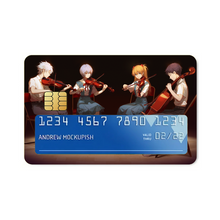 Load image into Gallery viewer, Anime Neon Genesis Evangelion Credit Card Skins (4-in-1 Pack)