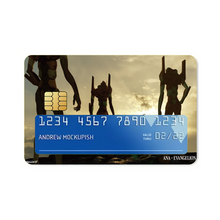 Load image into Gallery viewer, Anime Neon Genesis Evangelion Credit Card Skins (4-in-1 Pack)