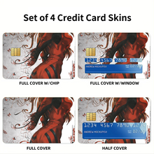 Load image into Gallery viewer, Anime Neon Genesis Evangelionr Credit Card Skins (4-in-1 Pack)