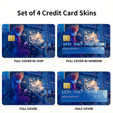 Load image into Gallery viewer, Anime Neon Genesis Evangelionr Credit Card Skins (4-in-1 Pack)