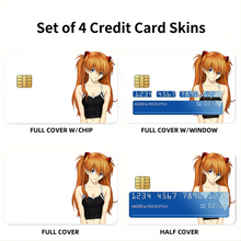 Load image into Gallery viewer, Anime Neon Genesis Evangelionr Credit Card Skins (4-in-1 Pack)