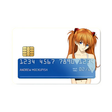 Load image into Gallery viewer, Anime Neon Genesis Evangelionr Credit Card Skins (4-in-1 Pack)