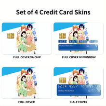 Load image into Gallery viewer, Anime Nisekoi Credit Card Skins (4-in-1 Pack)