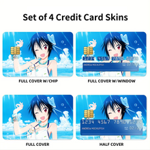 Load image into Gallery viewer, Anime Nisekoi Credit Card Skins (4-in-1 Pack)