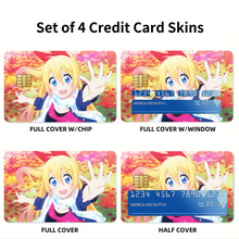 Load image into Gallery viewer, Anime Nisekoi Credit Card Skins (4-in-1 Pack)