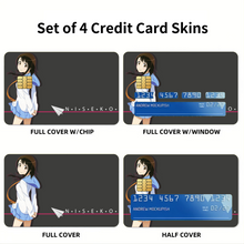 Load image into Gallery viewer, Anime Nisekoi Credit Card Skins (4-in-1 Pack)