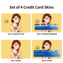 Load image into Gallery viewer, Anime Nisekoi Credit Card Skins (4-in-1 Pack)