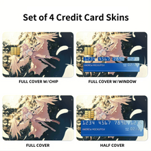 Load image into Gallery viewer, Anime No Game No Life Credit Card Skins (4-in-1 Pack)