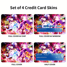 Load image into Gallery viewer, Anime No Game No Life Credit Card Skins (4-in-1 Pack)