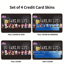 Load image into Gallery viewer, Anime No Game No Life Credit Card Skins (4-in-1 Pack)
