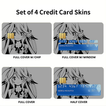 Load image into Gallery viewer, Anime No Game No Life Credit Card Skins (4-in-1 Pack)