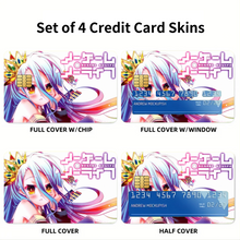 Load image into Gallery viewer, Anime No Game No Life Credit Card Skins (4-in-1 Pack)