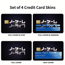 Load image into Gallery viewer, Anime No Game No Life Credit Card Skins (4-in-1 Pack)